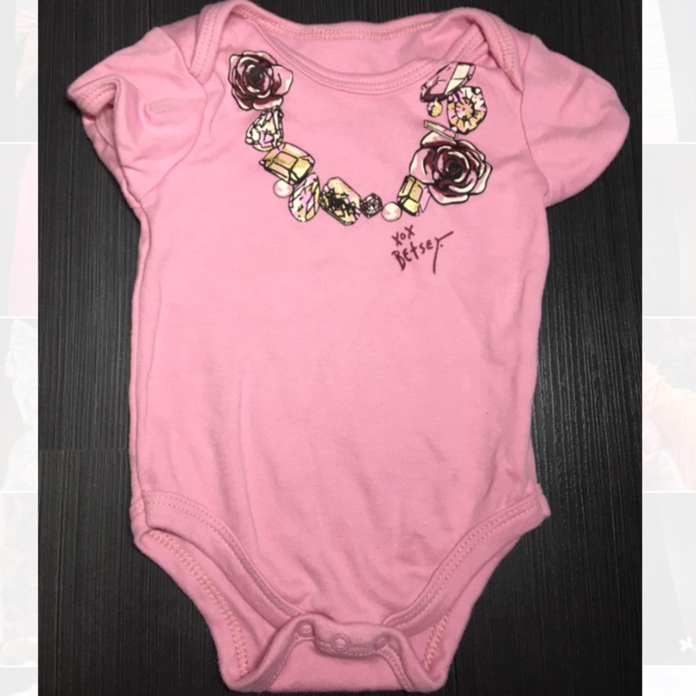 Betsey Johnson Pink Butterfly One Piece